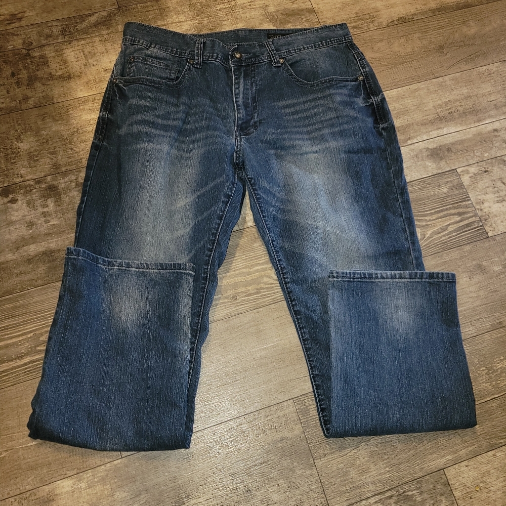 T.k Axel Men's Blue Jeans Sz 34x32
